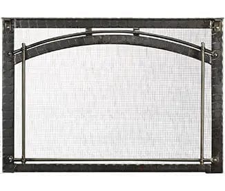 Heat And Glow Heat & Glo 30" Chateau Forge, hand-crafted, with forged bars and strips - Natural Iron finish (Escape) - CHAF-FB30 CHAF-FB30-FD Fireplace Accessories