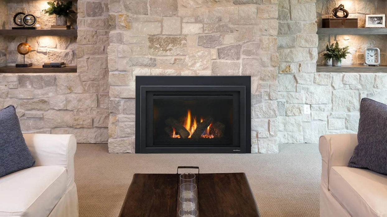 Heat And Glow Heat & Glo 30" Provident Indoor Gas Fireplace Insert PROV-I30-IPI-FD Fireplace Finished - Gas
