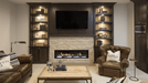 Heat And Glow Heat & Glo 36" Mezzo Linear Fireplace MEZZO36-C-FD Fireplace Finished - Gas