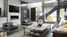 Heat And Glow Heat & Glo 36" Mezzo Linear Fireplace MEZZO36-C-FD Fireplace Finished - Gas