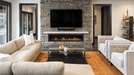 Heat And Glow Heat & Glo 36" Mezzo Linear Fireplace MEZZO36-C-FD Fireplace Finished - Gas