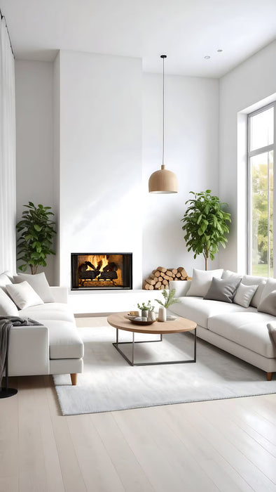 Heat And Glow Heat & Glo 36" Royal Hearth Wood Fireplace RH-36-B-FD Fireplace Finished - Wood
