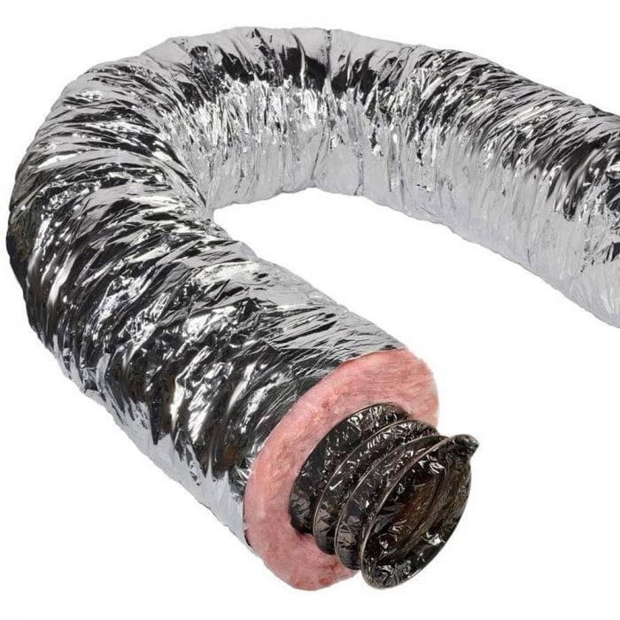 Heat And Glow Heat & Glo 4" Insulated Flex Duct - ID4 ID4-FD Fireplace Accessories