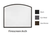 Heat And Glow Heat & Glo 42" Arched Firescreen Front (Gunmetal) - FSA-42STIFT-GM FSA-42STIFT-GM-FD Fireplace Accessories
