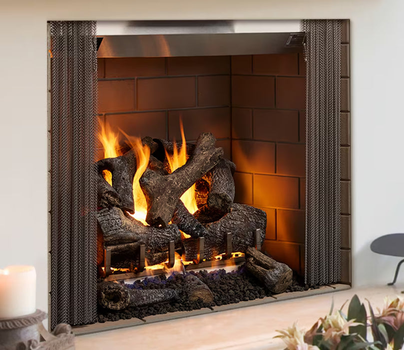Heat And Glow Heat & Glo 42" Castlewood Outdoor Wood Firebox ODCASTLEWD-42-B-FD Fireplace Finished - Wood