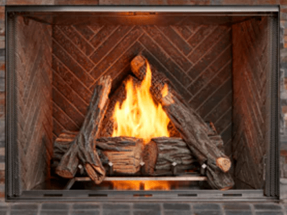 Heat And Glow Heat & Glo 42" Courtyard Outdoor Fireplace Fireplace Finished - Outdoor