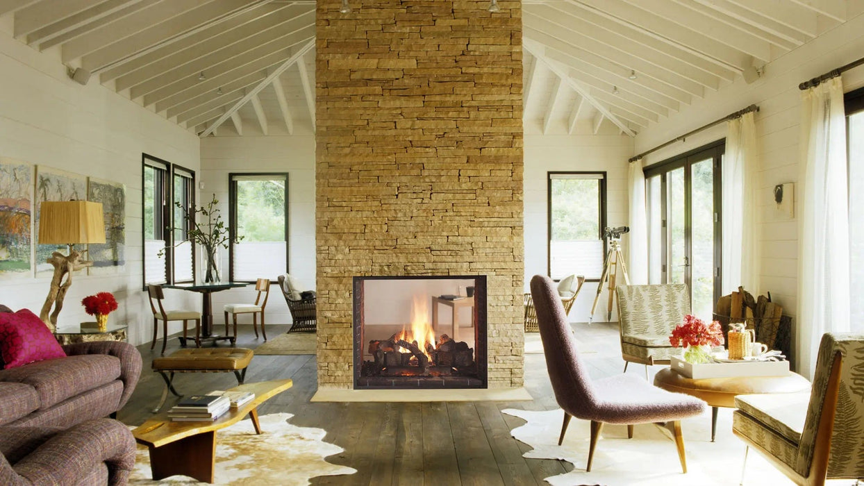 Heat And Glow Heat & Glo 42" Escape See-Through Gas Fireplace ESC-42ST-IFT-FD Fireplace Finished - Gas