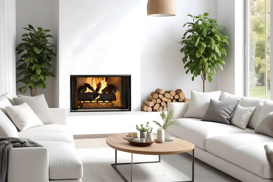 Heat And Glow Heat & Glo 42" Royal Hearth Wood Fireplace RH-42-B-FD Fireplace Finished - Wood