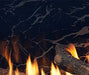 Heat And Glow Heat & Glo 48" Black Glass Interior Panels (Two-Sided Reflective/Printed Marble) - BGK-MRB-PR-48 BGK-MRB-PR-48-FD Fireplace Accessories