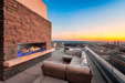 Heat And Glow Heat & Glo 72" Lanai Linear Outdoor Fireplace ODLANAIG-72-FD Fireplace Finished - Outdoor