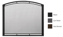 Heat And Glow Heat & Glo Arched Firescreen Front (42" Gun Metal) - FS-42AIFT-GM FS-42AIFT-GM-FD Fireplace Accessories