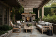 Heat And Glow Heat & Glo Cottagewood 42 Outdoor Wood Fireplace ODCTGWD-42-B-FD Fireplace Finished - Outdoor