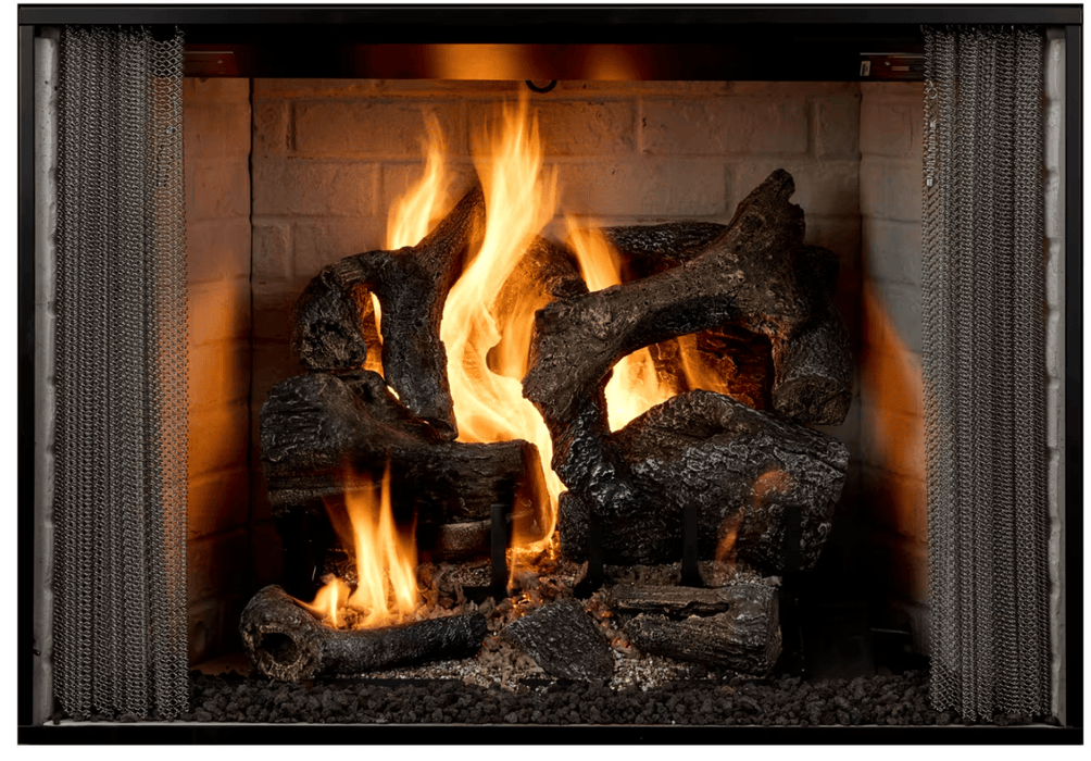 Heat And Glow Heat & Glo Cottagewood 42 Outdoor Wood Fireplace ODCTGWD-42-B-FD Fireplace Finished - Outdoor
