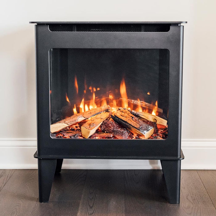 Heat And Glow Heat & Glo Fuzion Multi-Sided Electric Fireplace Stove Heater FUZION-EX-FD Fireplace Finished - Electric