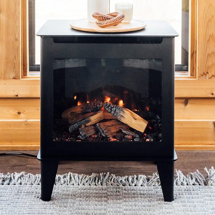 Heat And Glow Heat & Glo Fuzion Multi-Sided Electric Fireplace Stove Heater FUZION-EX-FD Fireplace Finished - Electric