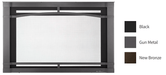 Heat And Glow Heat & Glo Halston Arched Screen Front (25" Gun Metal) - HARC-MI25-GM HARC-MI25-GM-FD Fireplace Accessories