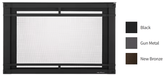Heat And Glow Heat & Glo Halston Front (35" Gun Metal) - HAL-FB35-GM HAL-FB35-GM-FD Fireplace Accessories