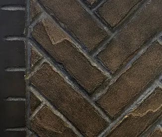 Heat And Glow Heat & Glo Herringbone Brick Refractory (Fortress 36) - ODFORTG36-IH ODFORTG36-IH-FD Fireplace Accessories