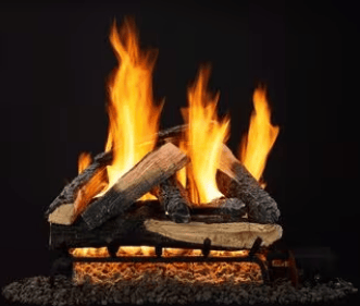 Heat And Glow Heat & Glo Kindled Stack Cement Log Set (18") - VTD-STCK18 VTD-STCK18-FD Fireplace Accessories