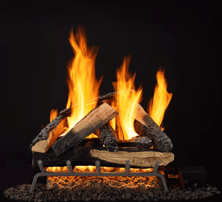 Heat And Glow Heat & Glo Kindled Stack Cement Log Set (18") - VTD-STCK18 VTD-STCK18 Fireplace Accessories