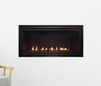 Heat And Glow Heat & Glo Linear 36" Direct Vent Gas Fireplace DVLINEAR36-FD Fireplace Finished - Gas