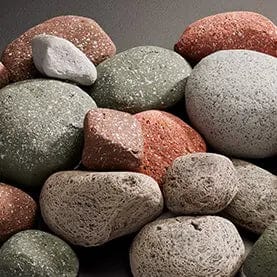 Heat And Glow Heat & Glo River Rock Stone Set (Requires Media) - STONES-72 STONES-72-FD Fireplace Accessories