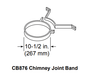 Heat And Glow Heat & Glo SL300 Series Chimney bracket (package of 3) - CB876 CB876-FD Fireplace Accessories