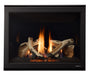 Heat And Glow Heat & Glo Slimline 5X 32" Gas Fireplace (Birch Log / Black Glass Refractory) SL-5X-G-BIR-FD Fireplace Finished - Gas