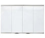 Heat And Glow Heat & Glo Stainless Steel Bi-Fold Doors (Cottagewood 36) - DM6036-S DM6036-S-FD Fireplace Accessories