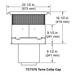 Heat And Glow Heat & Glo Terra Cotta Vertical Termination Cap (8") - TCT375 TCT375-FD Fireplace Venting