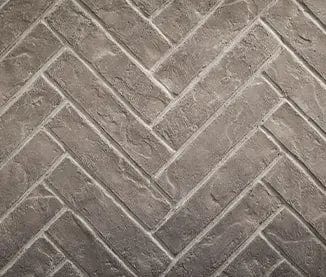 Heat And Glow Heat & Glo Tranquil Greige Herringbone, 3-piece brick interior panels - BRICK-8K-TG BRICK-8K-TG-FD Fireplace Accessories