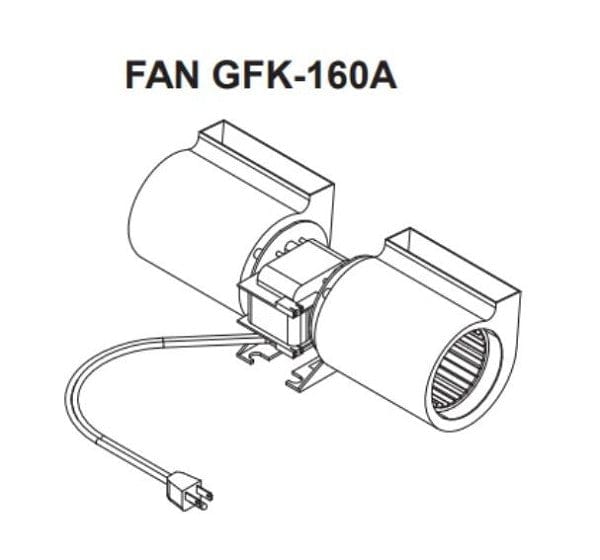 Heat And Glow Majestic Fan Kit (160 CFM) - GFK-160A GFK-160A Fireplace Accessories