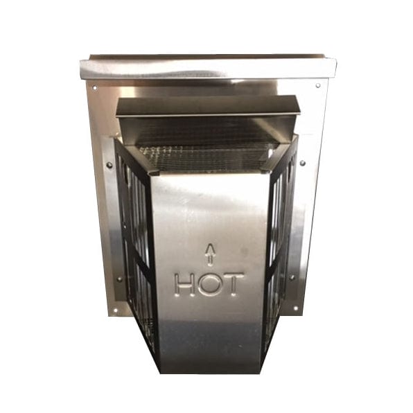 Heat And Glow Majestic Horizontal Termination Cap (6 9/16" - 10 9/16") - DVP-TRAP2 DVP-TRAP2 Fireplace Venting