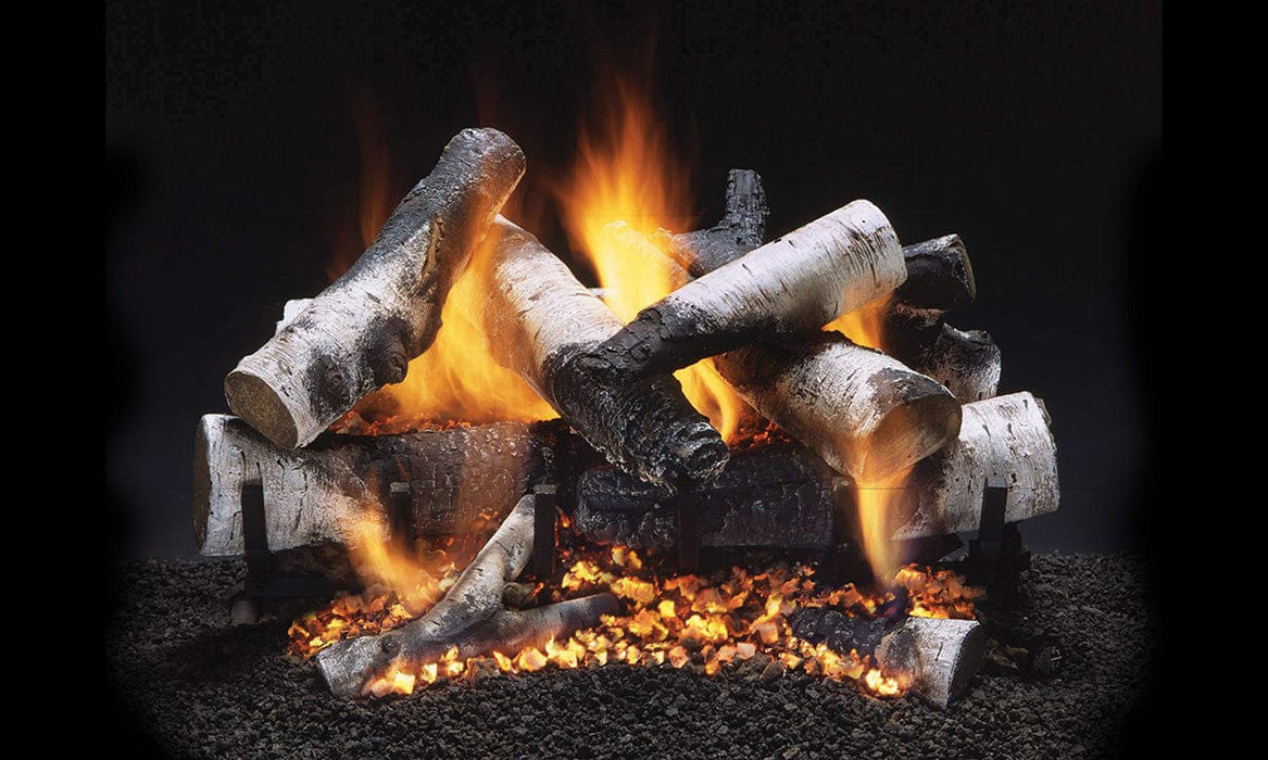 Heatmaster Heatmaster 24" Birch Gas Log Set BIRCH-24 Fireplace Accessories