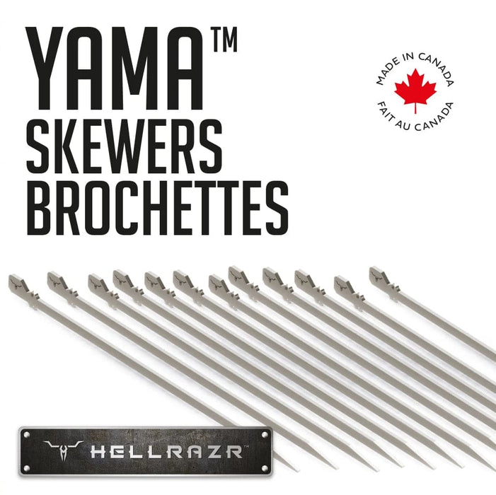 Hellrazr HELLRAZR Skewer Set (12 pack) - YAMA-A-S-6 YAMA-A-S-6 Barbecue Accessories