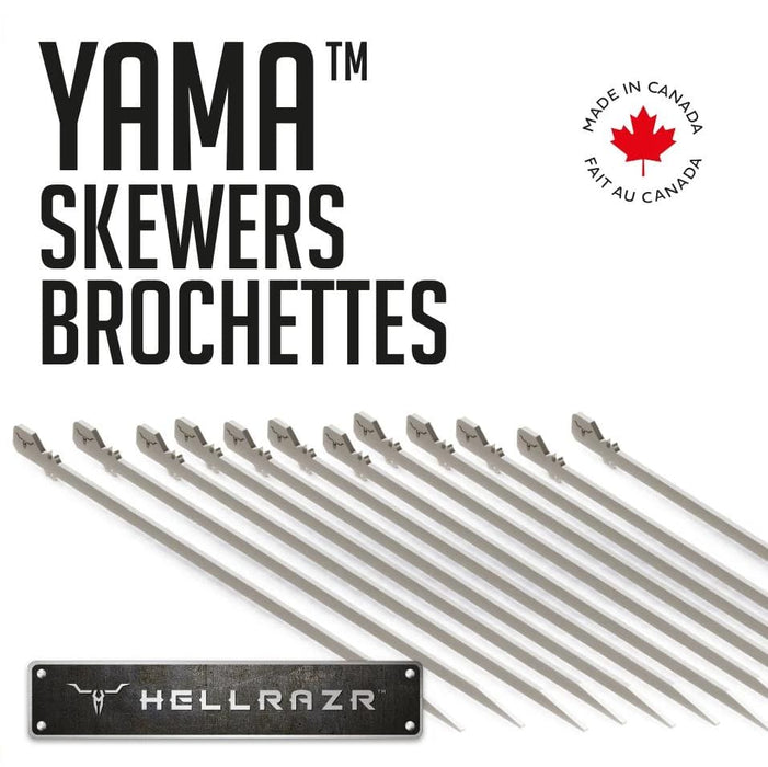 Hellrazr HELLRAZR Skewer Set (12 pack) - YAMA-A-S-6 YAMA-A-S-6 Barbecue Accessories