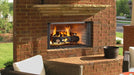 Heat And Glow Heat & Glo Villawood 42" Outdoor Fireplace Fireplace Finished - Outdoor