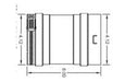 IR Energy IR Energy 4" Vent Adapter - CS186 CS186 Outdoor Parts