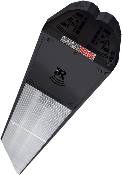 Ir Energy IR Energy evenTUBE Slimline ETSV80 Indoor/Outdoor Heater Natural Gas / Black ETSV80NBL Outdoor Finished