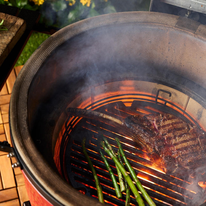 Kamado Joe Kamado Joe - Big Joe III Cart with Aluminum Side Shelves KJ15041021 Barbecue Finished - Charcoal