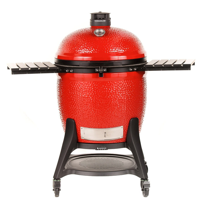 Kamado Joe Kamado Joe - Big Joe III Cart with Aluminum Side Shelves KJ15041021 Barbecue Finished - Charcoal