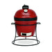 Kamado Joe Kamado Joe - Joe Jr. Red with Stand, Heat Deflector & Tools KJ13RH Barbecue Finished - Charcoal
