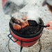 Kamado Joe Kamado Joe - Joe Jr. Red with Stand, Heat Deflector & Tools KJ13RH Barbecue Finished - Charcoal