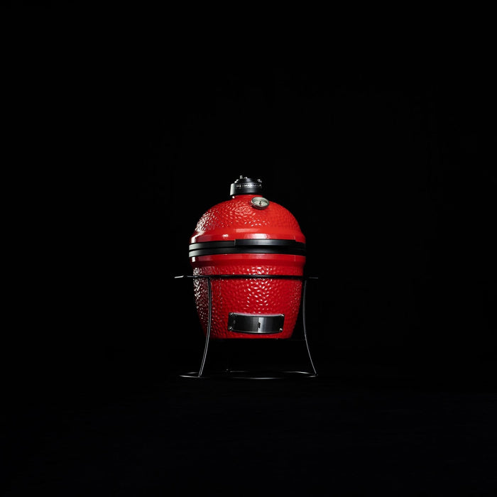 Kamado Joe Kamado Joe - Joe Jr. Red with Stand, Heat Deflector & Tools KJ13RH Barbecue Finished - Charcoal