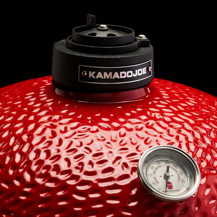 Kamado Joe Kamado Joe - Joe Jr. Red with Stand, Heat Deflector & Tools KJ13RH Barbecue Finished - Charcoal