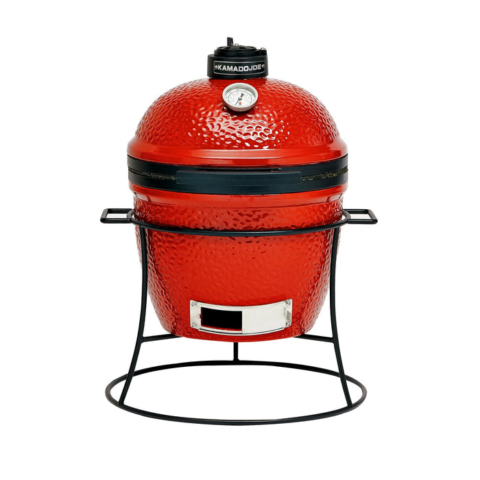 Kamado Joe Kamado Joe - Joe Jr. Red with Stand, Heat Deflector & Tools KJ13RH Barbecue Finished - Charcoal