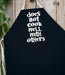 La Imprints LA Imprints Attitude Apron - Does not cook well with others 2205 Barbecue Accessories
