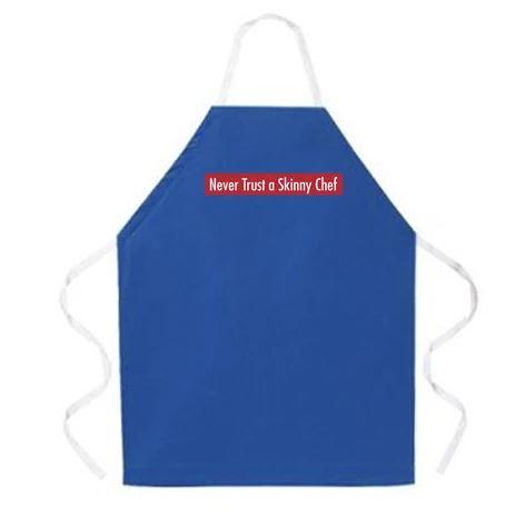 La Imprints LA Imprints Attitude Apron - Never Trust a Skinny Chef 2100- Barbecue Accessories
