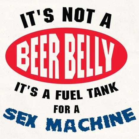 La Imprints LA Imprints Attitude Apron - Not a Beer Belly 2254 Barbecue Accessories