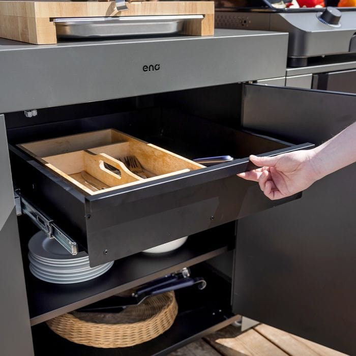 La Plancha ENO La Plancha Black Drawer (MODULO) - MOD1710 MOD1710 Barbecue Accessories